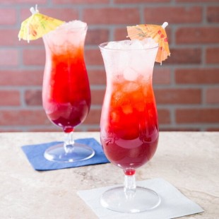 Fineline Quenchers 4515-CL-CL 14 oz. 1-Piece Plastic Hurricane Glass - 60/Case