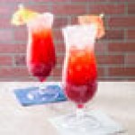 Fineline Quenchers 4515-CL-CL 14 oz. 1-Piece Plastic Hurricane Glass - 60/Case