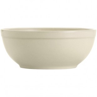 Libbey Porcelana Cream 18 oz. Cream White Rolled Edge Porcelain Nappie Bowl - Sample Libbey Porcelana Cream 18 oz. Cream White Rolled Edge Porcelain Nappie Bowl - Sample