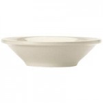 Libbey Porcelana Cream 18 oz. Cream White Rolled Edge Porcelain Nappie Bowl - Sample