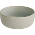 Acopa Pangea 16 oz. Harbor Blue Matte Porcelain Bowl - Sample