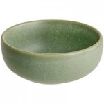 Acopa Pangea 16 oz. Harbor Blue Matte Porcelain Bowl - Sample