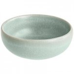 Acopa Pangea 16 oz. Harbor Blue Matte Porcelain Bowl - Sample