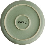 Acopa Pangea 22 oz. Sage Green Matte Porcelain Pasta Bowl - Sample