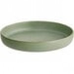 Acopa Pangea 22 oz. Sage Green Matte Porcelain Pasta Bowl - Sample