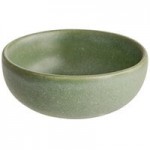 Acopa Pangea 22 oz. Sage Green Matte Porcelain Pasta Bowl - Sample