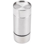 American Metalcraft SP35 1.5 oz. Stainless Steel Round Salt and Pepper Shaker Set