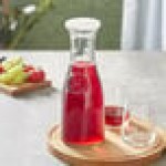 Anchor Hocking 93084AHG17 34 oz. Carafe with Plastic Lid - 6/Case