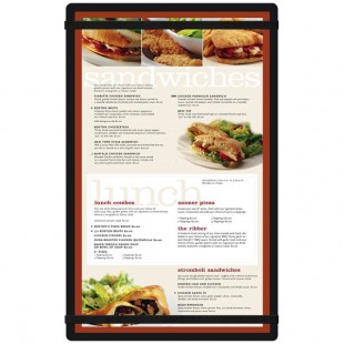 Menu Solutions ACRB-D Black 8 1/2 Menu Solutions ACRB-D Black 8 1/2