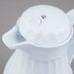 Vollrath 52132 SwirlServe Tilt & Pour 20 oz. White Beverage Server Vollrath 52132 SwirlServe Tilt & Pour 20 oz. White Beverage Server