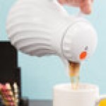 Vollrath 52132 SwirlServe Tilt & Pour 20 oz. White Beverage Server Vollrath 52132 SwirlServe Tilt & Pour 20 oz. White Beverage Server