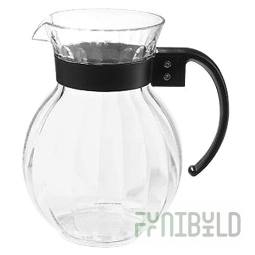 GET P-4072-CL 2.25 Qt. Tahiti Customizable Clear Plastic Pitcher - 12/Pack