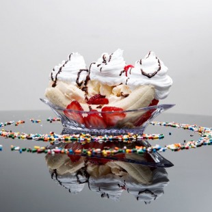 GET ICM-27-CL 8 oz. Clear Banana Split Dish - 24/Case GET ICM-27-CL 8 oz. Clear Banana Split Dish - 24/Case