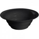 TableCraft CW3130BK 3.25 Qt. Black Cast Aluminum Tulip Salad Bowl TableCraft CW3130BK 3.25 Qt. Black Cast Aluminum Tulip Salad Bowl