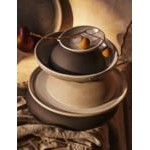 Off Grid Studio Gembrook from Steelite International 1.25 Qt. Round Gray Stoneware Bowl - 24/Case