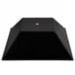 G.E.T. Enterprises BSD16BB Bugambilia 13.5 Qt. Classic Textured Finish Black Resin-Coated Aluminum XL Deep Square Bowl G.E.T. Enterprises BSD16BB Bugambilia 13.5 Qt. Classic Textured Finish Black Resin-Coated Aluminum XL Deep Square Bowl