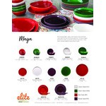 Elite Global Solutions Maya 10 oz. Cream Reactive Glaze Melamine Pasta / Soup Bowl - 6/Case Elite Global Solutions Maya 10 oz. Cream Reactive Glaze Melamine Pasta / Soup Bowl - 6/Case