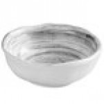 Elite Global Solutions D3141R Van Gogh Black 3 oz. Round Melamine Bowl - 6/Case