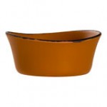 Delfin Marisol Rustic from Steelite International 16 oz. Sand Shell Melamine Grapefruit Bowl - 12/Case