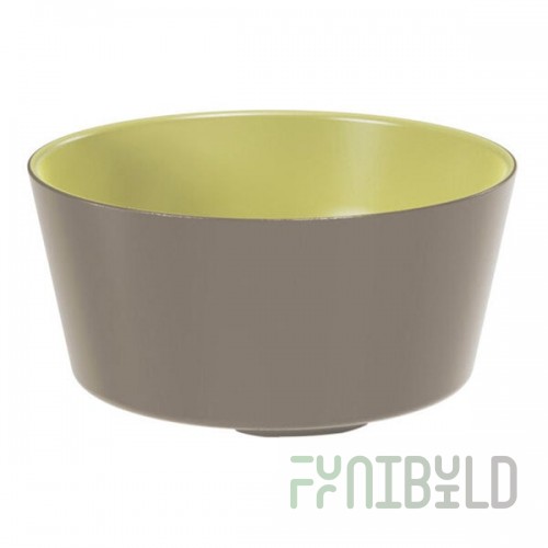 Dalebrook Mayfair from Global Tableware Collective 17 oz. Yellow Round Melamine Bowl - 8/Case
