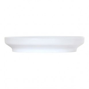 Cal-Mil Nova 132 oz. White Round Coupe Melamine Bowl / Plate - 6/Case