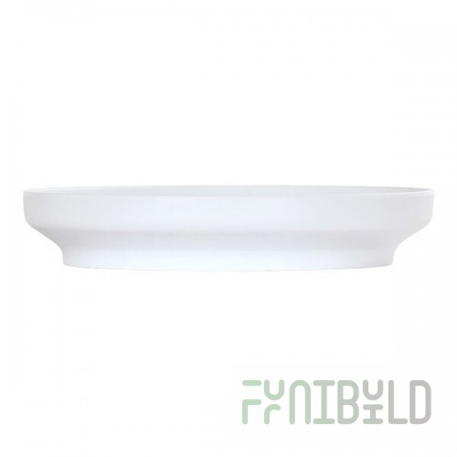 Cal-Mil Nova 132 oz. White Round Coupe Melamine Bowl / Plate - 6/Case