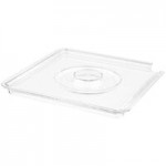 APS Universal 84 oz. Rectangular Matte White Melamine Bowl - 4/Case