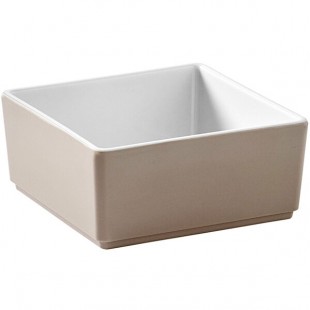 American Metalcraft Unity 16 oz. Square Melamine Mocha Bowl American Metalcraft Unity 16 oz. Square Melamine Mocha Bowl