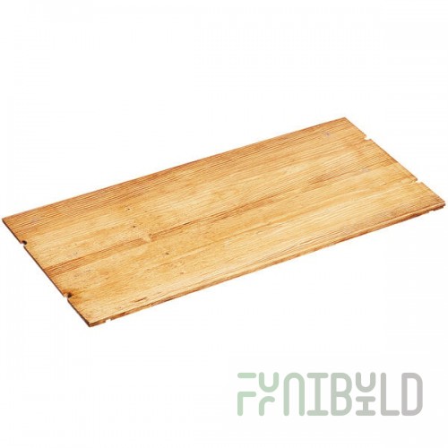 Cal-Mil 1435-1232-99 Madera Rustic Pine Rectangular Riser Shelf - 32