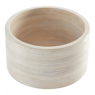 American Metalcraft Hampton Collection 226 oz. Sun-Bleached Mango Wood Bowl - 4/Case American Metalcraft Hampton Collection 226 oz. Sun-Bleached Mango Wood Bowl - 4/Case