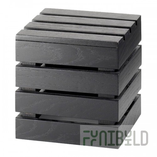 Cal-Mil 1944-9-96 Midnight Square Crate Riser - 9