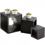 Cal-Mil 1944-9-96 Midnight Square Crate Riser - 9 Cal-Mil 1944-9-96 Midnight Square Crate Riser - 9