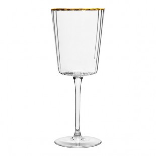 10 Strawberry Street Grace 14 oz. Gold Rimmed Red Wine Glass - 24/Case