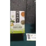 Numi Organic Decaf Ginger Lemon Tea Bags - 96/Case