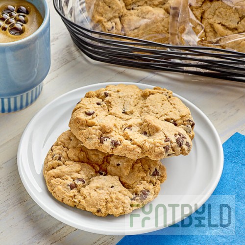 Southern Roots Individually Wrapped Vegan Chocolate Chip Cookie 1.23 oz. - 48/Case