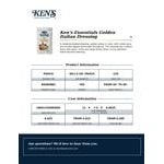 Ken's Foods 1.5 oz. Golden Italian Dressing Packet - 60/Case