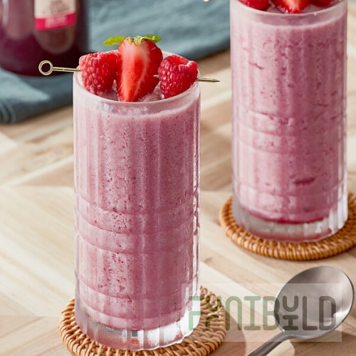SHOTT Three Berry Real Fruit Concentrated Flavoring Syrup 1 Liter