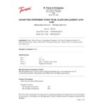 Torani Sugar-Free Peppermint Flavoring Syrup 750 mL Glass Bottle
