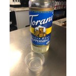 Torani Sugar-Free Peppermint Flavoring Syrup 750 mL Glass Bottle