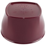 Cambro MDSHB9487 Harbor Collection Cranberry 9 oz. Insulated Plastic Bowl - 48/Case Cambro MDSHB9487 Harbor Collection Cranberry 9 oz. Insulated Plastic Bowl - 48/Case
