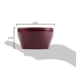 Cambro MDSHB9487 Harbor Collection Cranberry 9 oz. Insulated Plastic Bowl - 48/Case Cambro MDSHB9487 Harbor Collection Cranberry 9 oz. Insulated Plastic Bowl - 48/Case