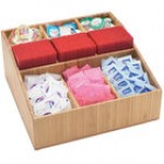 Cal-Mil Newport 9-Section White-Washed Pine Wood Condiment Organizer - 12 Cal-Mil Newport 9-Section White-Washed Pine Wood Condiment Organizer - 12