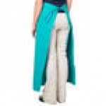 Intedge Teal Poly-Cotton Bistro Apron with 2 Pockets - 38 Intedge Teal Poly-Cotton Bistro Apron with 2 Pockets - 38