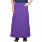 Intedge Teal Poly-Cotton Bistro Apron with 2 Pockets - 38 Intedge Teal Poly-Cotton Bistro Apron with 2 Pockets - 38