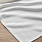 Snap Drape 54432222NH010 White Milan Birdseye Banded Cloth Napkin, 22