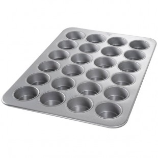 Chicago Metallic 45285 24 Cup 7 oz. Glazed Aluminized Steel Jumbo Muffin Pan - 17 7/8