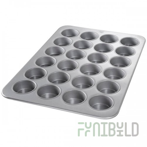 Chicago Metallic 45285 24 Cup 7 oz. Glazed Aluminized Steel Jumbo Muffin Pan - 17 7/8