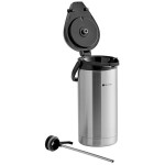 Bunn 36725.0100 3.8 Liter Stainless Steel Lined Lever Action Airpot - 6/Case Bunn 36725.0100 3.8 Liter Stainless Steel Lined Lever Action Airpot - 6/Case