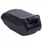 San Jamar H5000TBK Minifold Venue Countertop Napkin Dispenser - Black Pearl