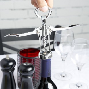 Franmara 2039-59 Tavern Customizable Wing Corkscrew with Chrome Body